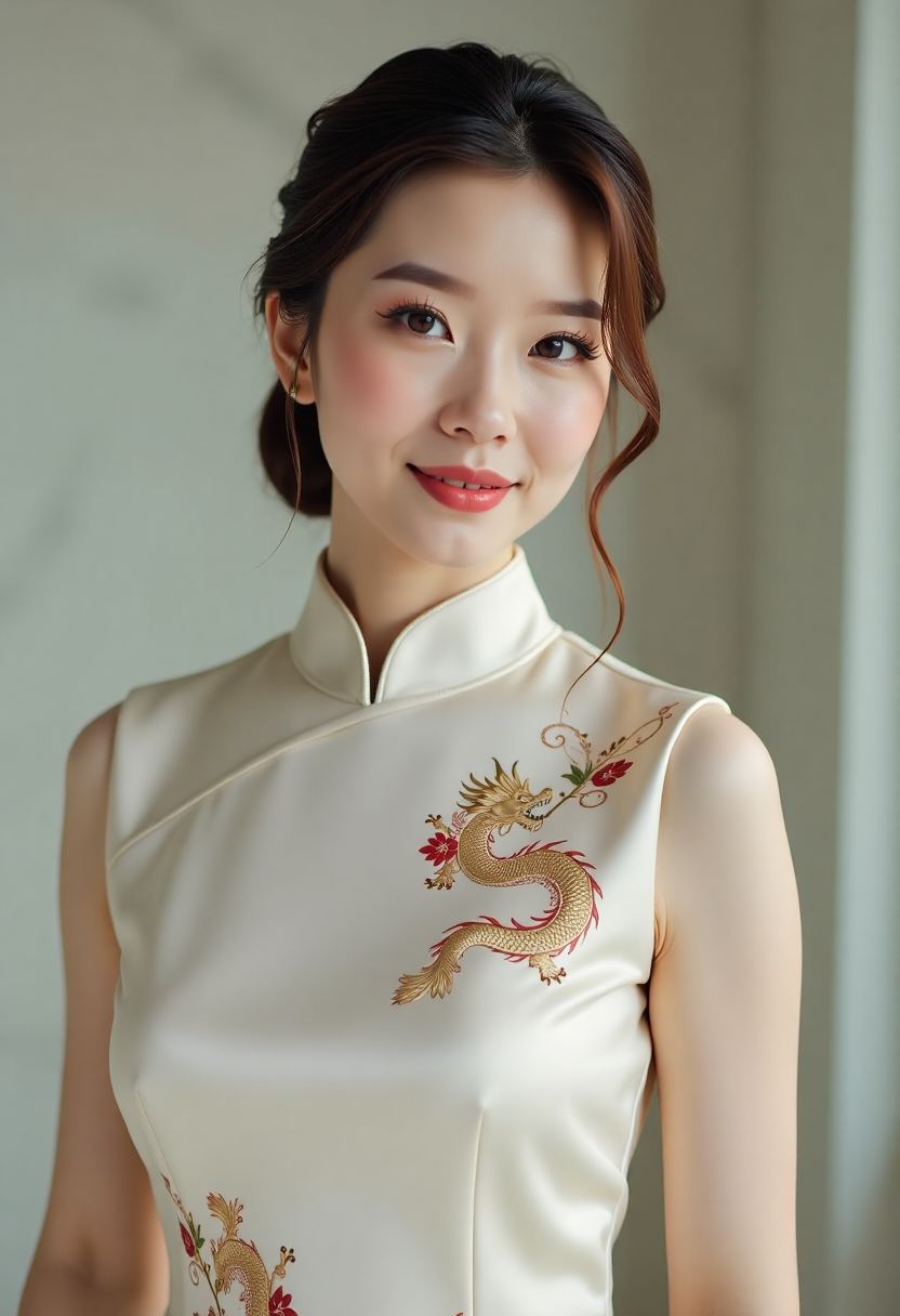 古装女子站在窗前